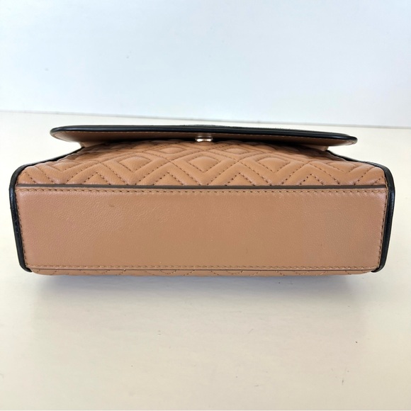 TORY BURCH Fleming Small Quilted Multi Colorblock Leather Crossbody Shoulder Bag - Picture 10 of 15